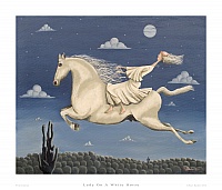 Lady on a White Horse