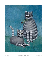 Two Striped Cats