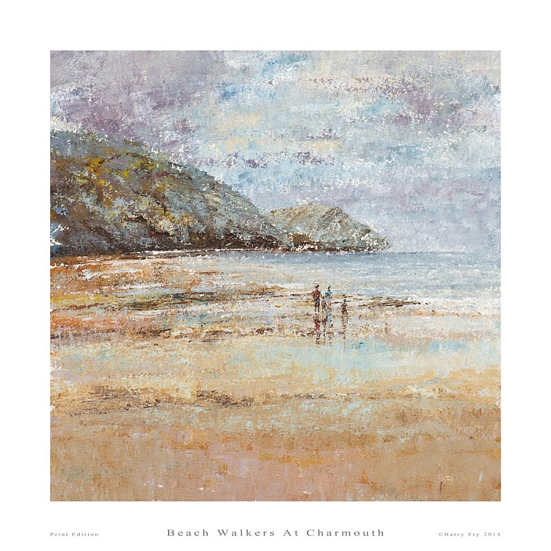 Beach Walkers at Charmouth
