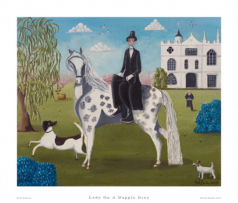 Lady on a Dapple Grey