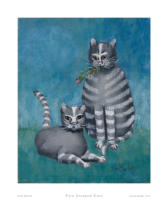 Two Striped Cats